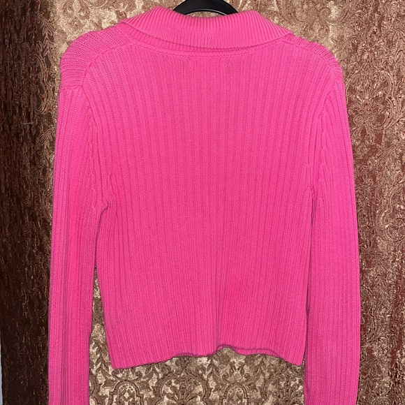 Isaac Mizrahi Vibrant Pink Knit Sweater. Size Small. - Picture 2 of 4